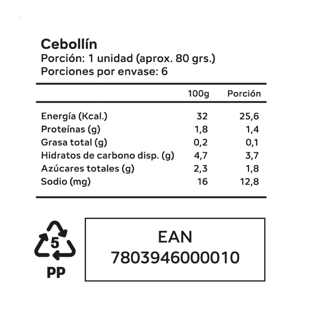 Cebollín (6 un)