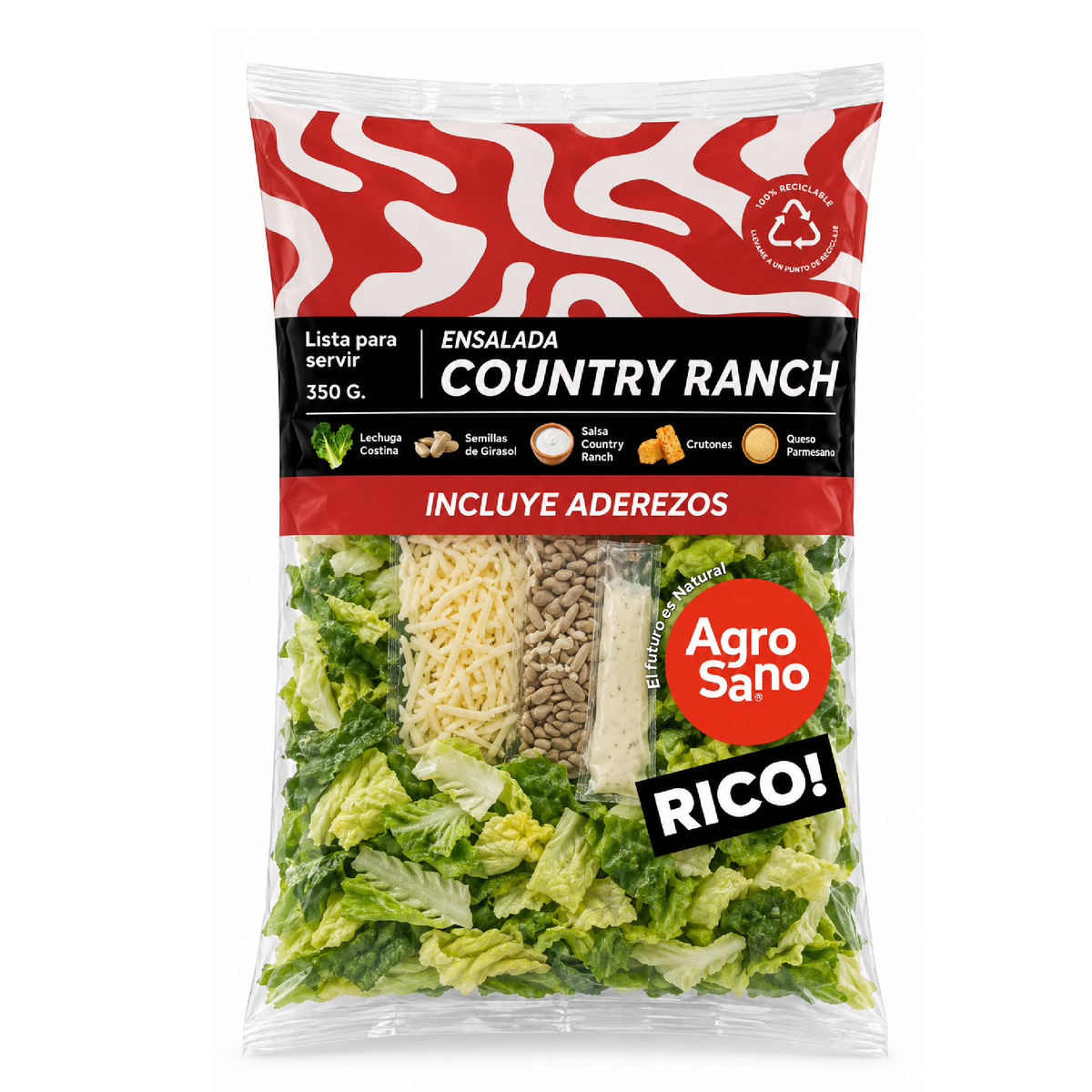 Ensalada Country Ranch 350gr