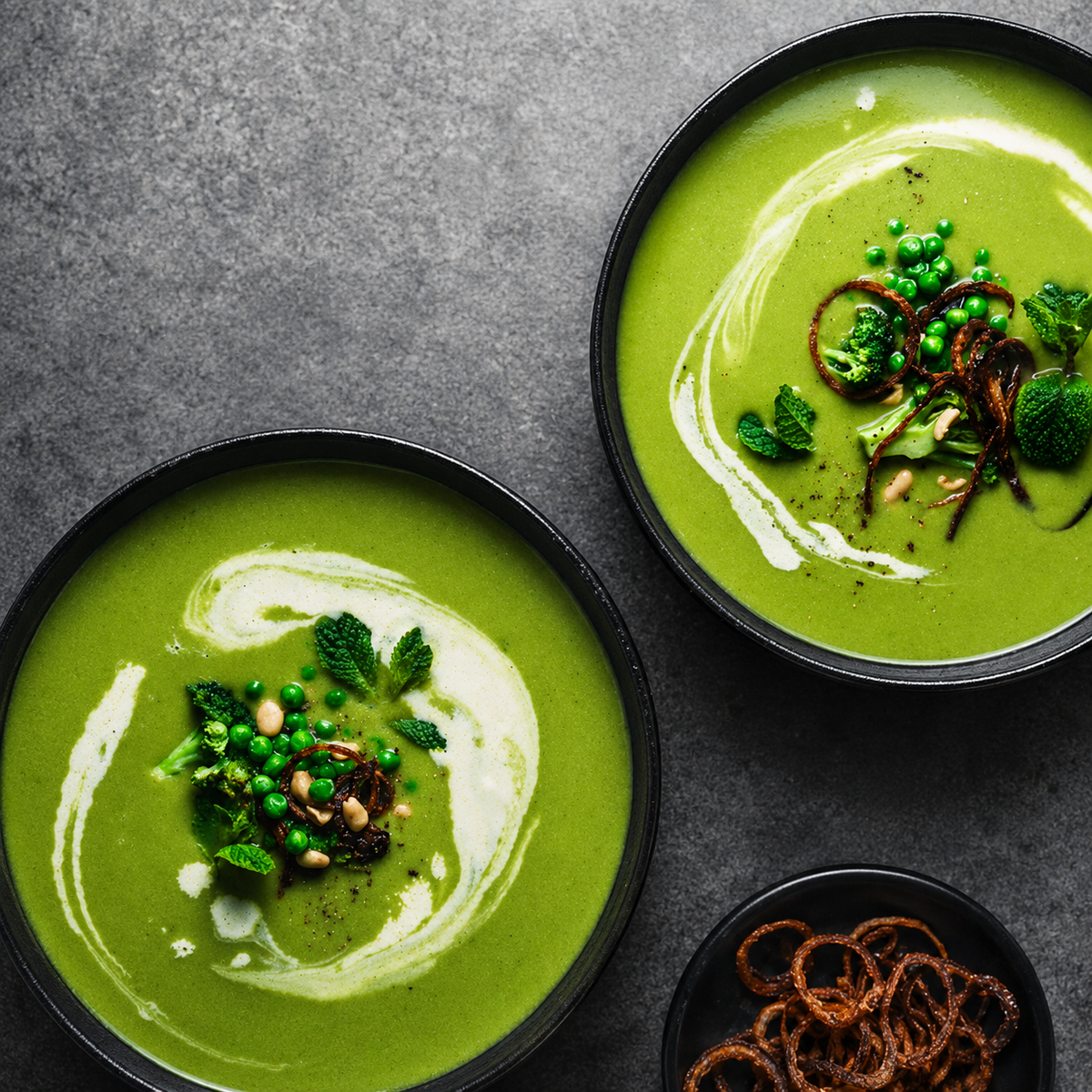 Crema de Berros y Arvejas