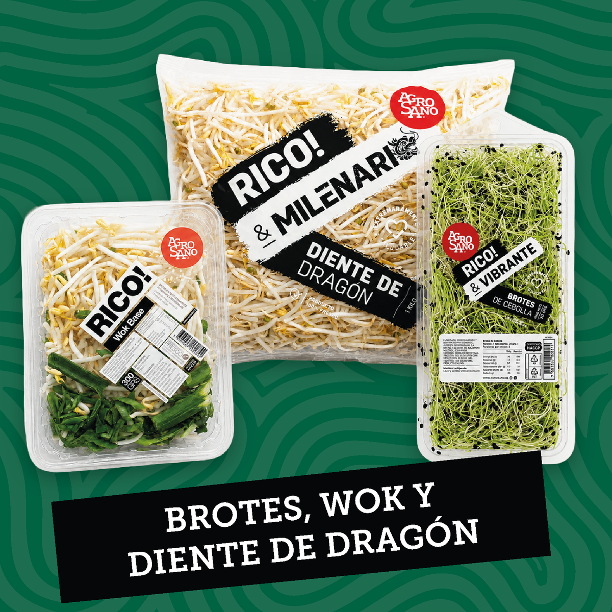 Brotes, Wok y Diente de Dragón