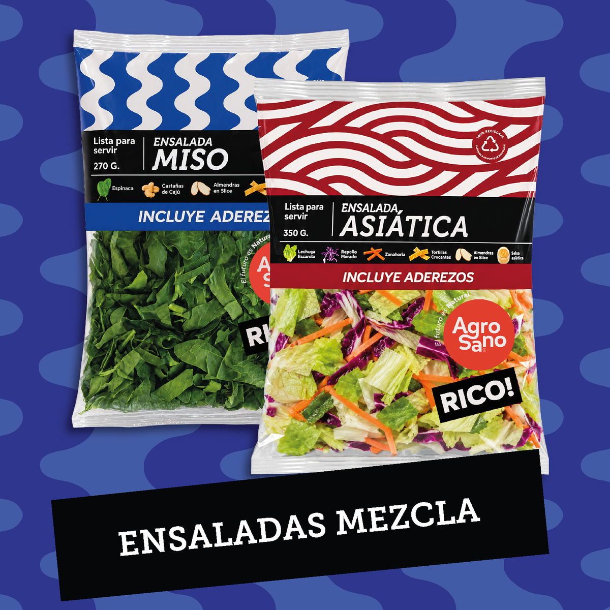 Ensaladas mezcla
