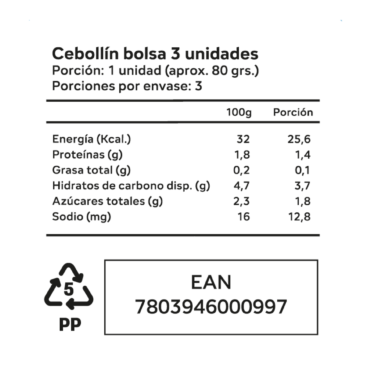 Cebollín (3 un)