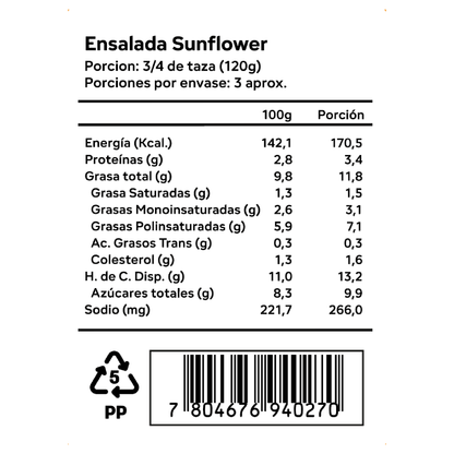 Ensalada Sunflower 350gr
