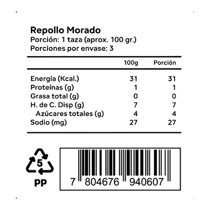 Repollo Morado 300gr