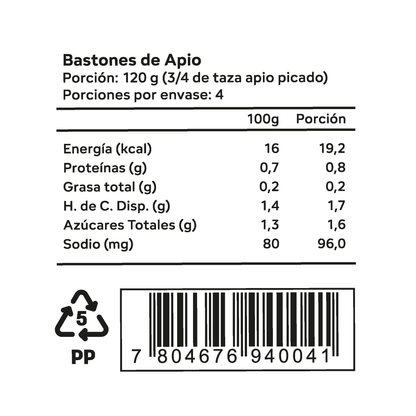 Apio bastón 500gr