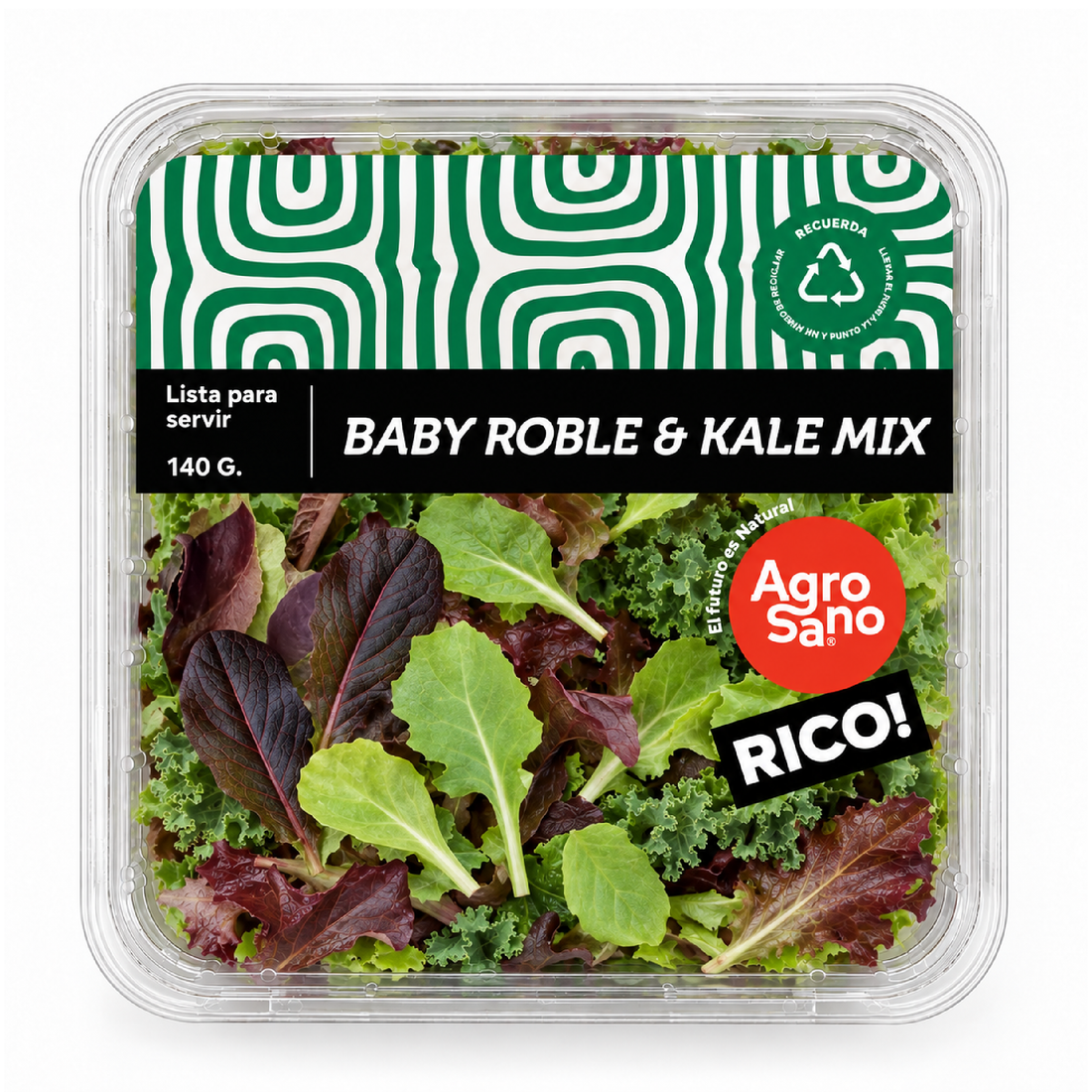 Baby Roble y Kale Mix